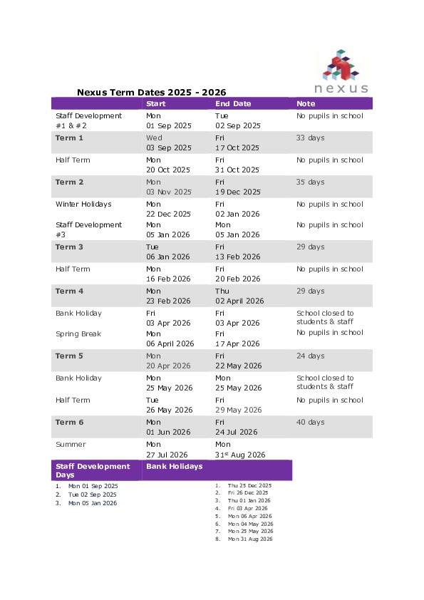 Nexus Term Dates 2025 2026 (3)